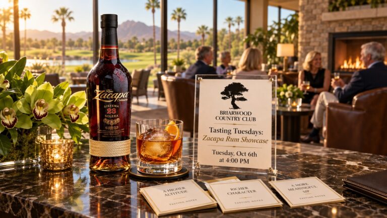 Briarwood Country Club Tasting Tuesdays Zacapa Rum Showcase